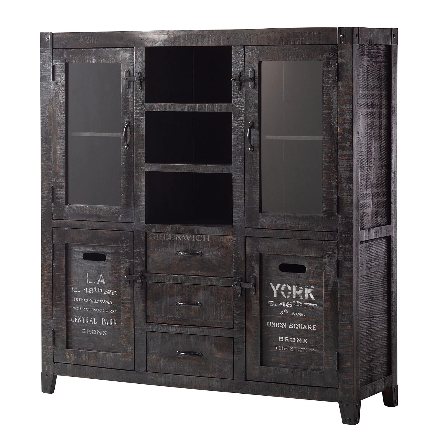 Ars manufacti Buffet haut Keyport II - Manguier massif 1 Ars manufacti Buffet haut Keyport II - Manguier massif