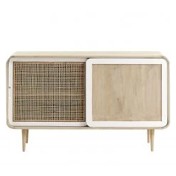 Norrwood Enfilade Gunnebo - Manguier massif - Manguier / Blanc -Meubles de salle à manger Soldes Magasin 1000127301 180810 15411907 GALLERYIMAGES P000000001000127301