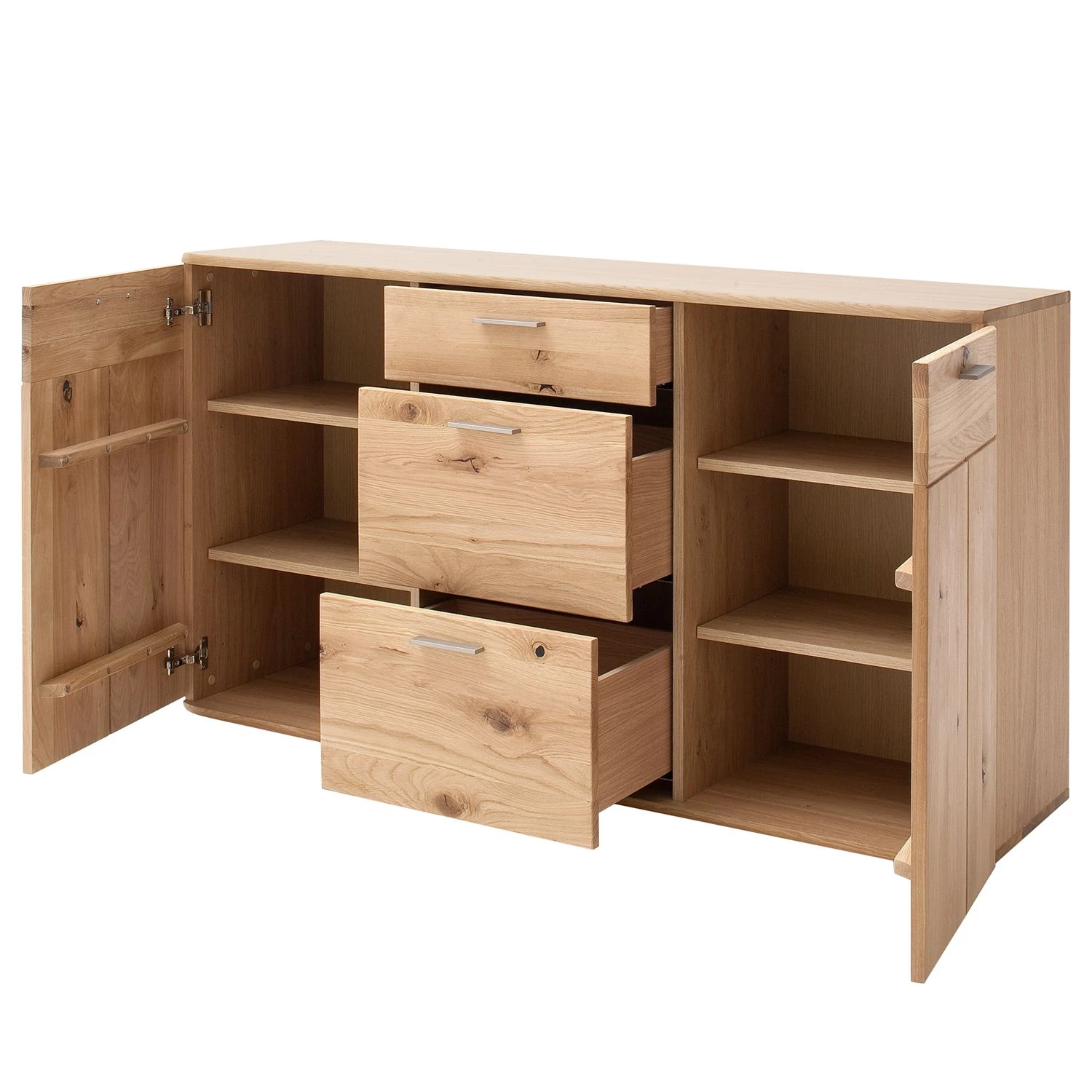 Naturoo Kommode Kvilla III - Partiellement en planches de chêne Bianco massif / Chêne Bianco 8 Naturoo Kommode Kvilla III - Partiellement en planches de chêne Bianco massif / Chêne Bianco – Image 8