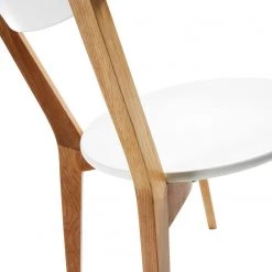 Norrwood Chaises Areia (lot de 2) - Partiellement en chêne massif - Blanc / Chêne 10 Norrwood Chaises Areia (lot de 2) - Partiellement en chêne massif - Blanc / Chêne -Meubles de salle à manger Soldes Magasin 1000128743 180821 08503871 GALLERYIMAGES P000000001000128743
