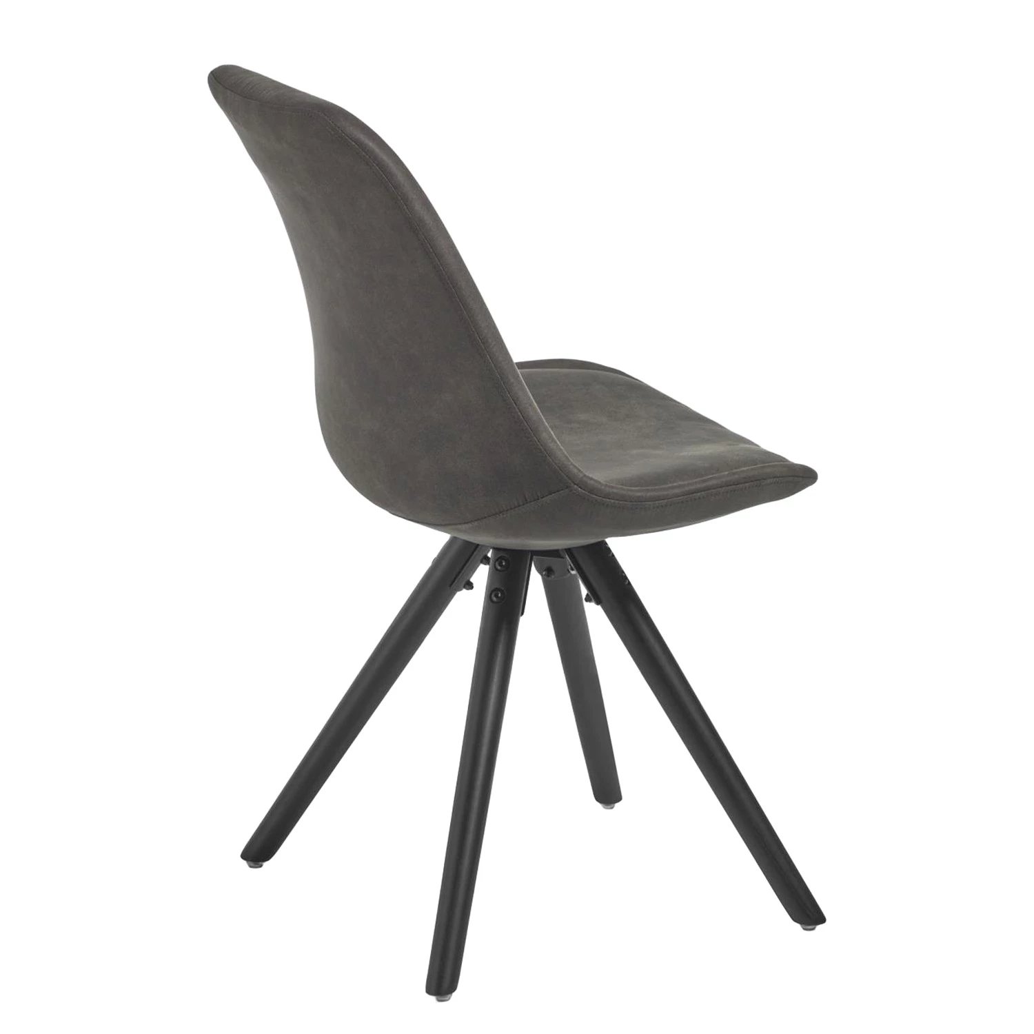 Norrwood Chaises capitonnées Ralf ll (lot de 4) - Graphite 6 Norrwood Chaises capitonnées Ralf ll (lot de 4) - Graphite – Image 6