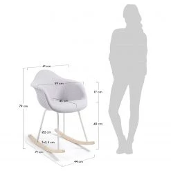 Norrwood Rocking chair Kevya II (lot de 2) - Tissu / Frêne massif - Gris clair / Frêne 9 Norrwood Rocking chair Kevya II (lot de 2) - Tissu / Frêne massif - Gris clair / Frêne -Meubles de salle à manger Soldes Magasin 1000128761 180821 085045164 GALLERYIMAGES P000000001000128761