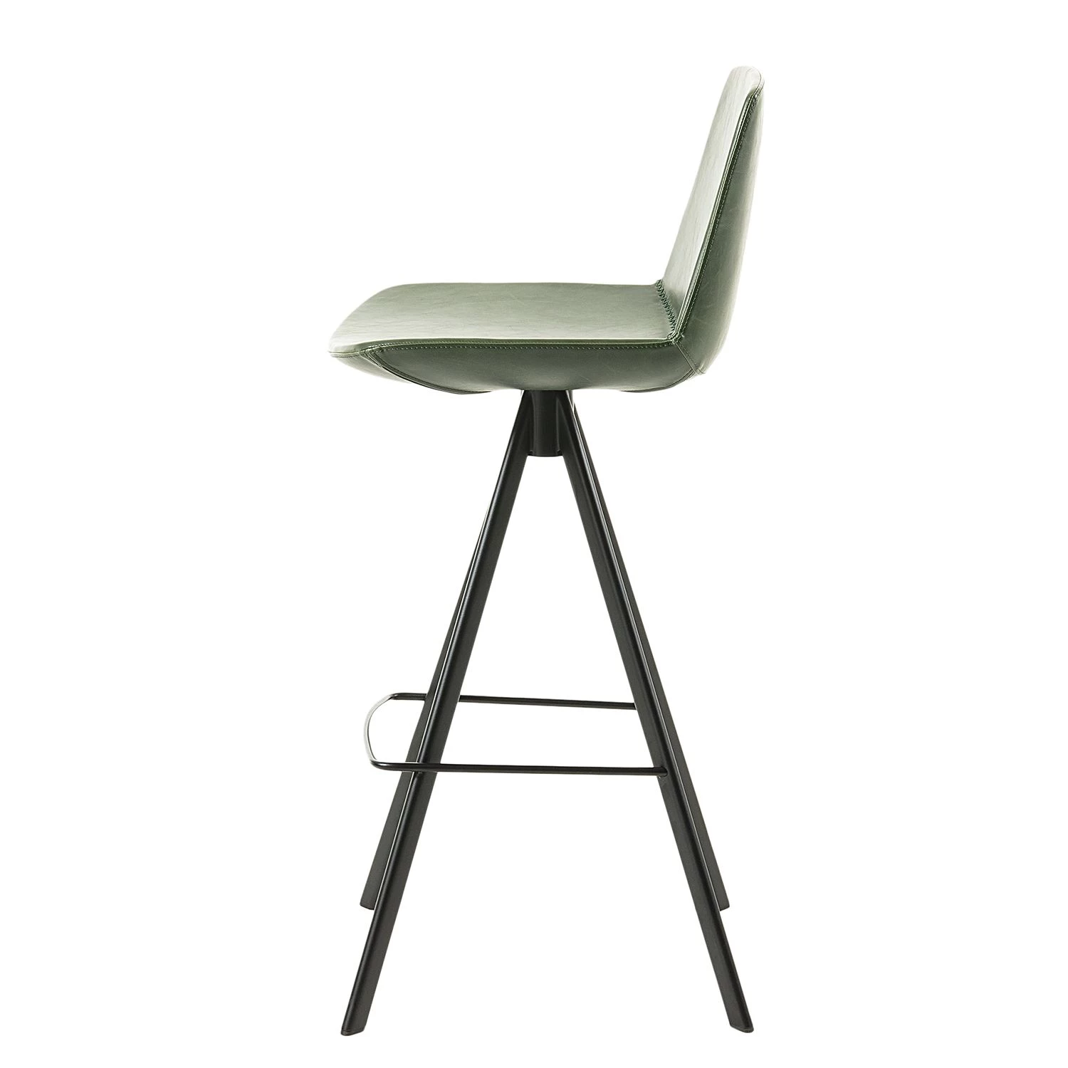 Red Living Chaises de bar Fast (lot de 2) - Vert foncé 2 Red Living Chaises de bar Fast (lot de 2) - Vert foncé – Image 2