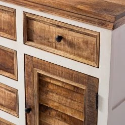 Maison Belfort Buffet Newhaven - Partiellement en manguier massif - Manguier / Blanc 17 Maison Belfort Buffet Newhaven - Partiellement en manguier massif - Manguier / Blanc -Meubles de salle à manger Soldes Magasin 1000128954 200122 18404800050 DETAILS P000000001000128954