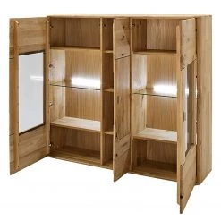 Naturoo Buffet haut Forge I - Partiellement en chêne massif - Chêne de poutre Bianco / Imitation chêne Bianco -Meubles de salle à manger Soldes Magasin 1000133718 200811 14121701565 DETAILS P000000001000133718