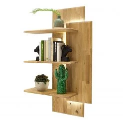 Naturoo Étagère suspendue Forge - Chêne massif - Chêne Bianco -Meubles de salle à manger Soldes Magasin 1000133755 200811 14135201661 DETAILS P000000001000133755