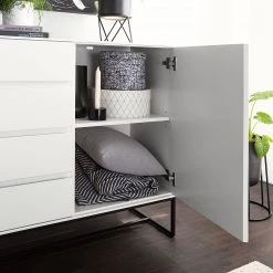 Fredriks Buffet Zaddy II - Blanc -Meubles de salle à manger Soldes Magasin 1000134696 210426 15155200020 DETAILS P000000001000134696