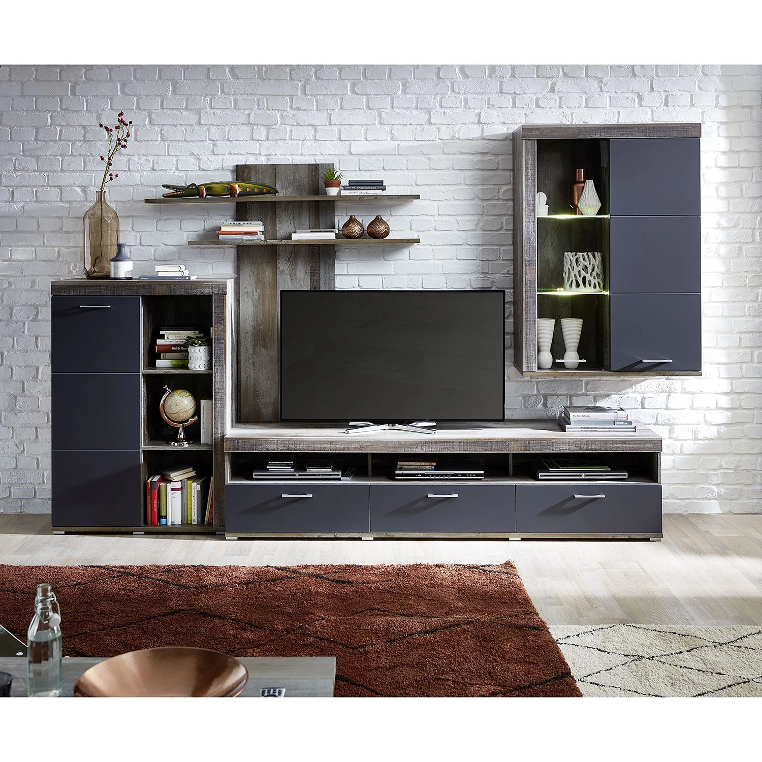 Loftscape Étagère suspendue - Imitation bois flotté 3 Loftscape Étagère suspendue - Imitation bois flotté – Image 3