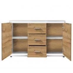 Loftscape Buffet Hagby - Imitation chêne / Blanc -Meubles de salle à manger Soldes Magasin 1000137094 220310 030 DETAILS P000000001000137094