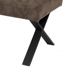 Loftscape Blanc Clyde II - Microfibre / Acier - Taupe vintage / Anthracite -Meubles de salle à manger Soldes Magasin 1000138394 201204 14524100003 DETAILS P000000001000138394