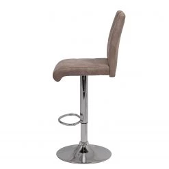 Loftscape Chaises de bar Mansfield (lot de 2) - Microfibre / Acier - Marron vintage -Meubles de salle à manger Soldes Magasin 1000138409 181108 104435106 GALLERYIMAGES P000000001000138409