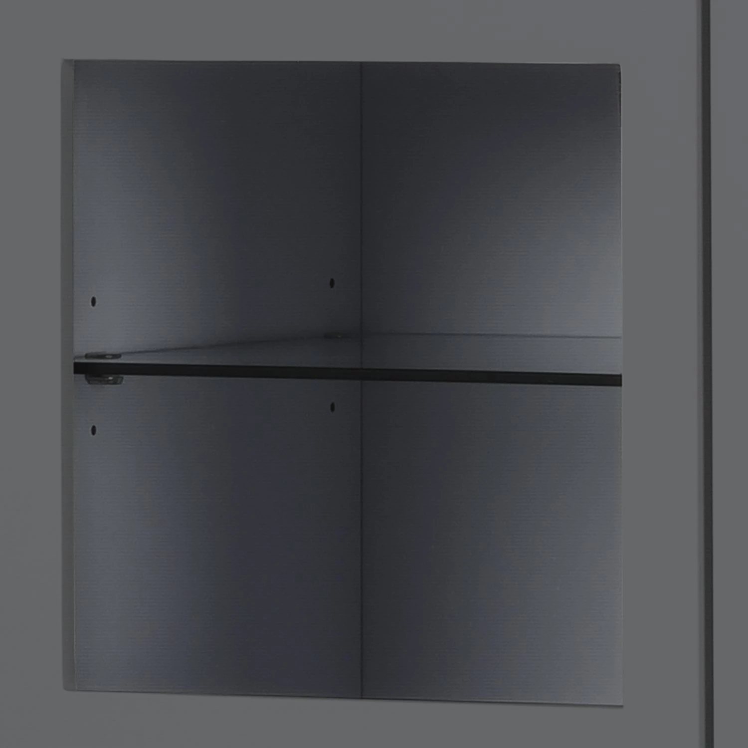 Mørteens Buffet haut Lindholm II - Partiellement en chêne massif - Gris 7 Mørteens Buffet haut Lindholm II - Partiellement en chêne massif - Gris – Image 7