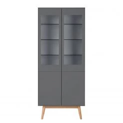 Mørteens Armoire vitrine Lindholm - Partiellement en chêne massif - Gris 8 Mørteens Armoire vitrine Lindholm - Partiellement en chêne massif - Gris -Meubles de salle à manger Soldes Magasin 1000139428 190116 09553600027 GALLERYIMAGES P000000001000139428