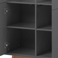 Mørteens Armoire vitrine Lindholm - Partiellement en chêne massif - Gris 11 Mørteens Armoire vitrine Lindholm - Partiellement en chêne massif - Gris -Meubles de salle à manger Soldes Magasin 1000139428 190116 09553600030 GALLERYIMAGES P000000001000139428