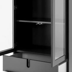 Tenzo Grande vitrine Uno - Gris foncé 16 Tenzo Grande vitrine Uno - Gris foncé -Meubles de salle à manger Soldes Magasin 1000143937 200527 07432300817 DETAILS P000000001000143937