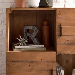 Ars manufacti Commode haute Grasby - Pin massif / Métal - Pin / Noir -Meubles de salle à manger Soldes Magasin 1000147147 190730 14584800004 DETAILS P000000001000147147