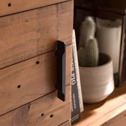 Ars manufacti Commode haute Grasby - Pin massif / Métal - Pin / Noir -Meubles de salle à manger Soldes Magasin 1000147147 190730 14584800005 DETAILS P000000001000147147