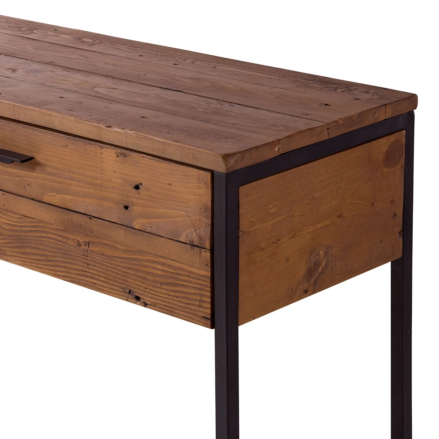 Ars manufacti Console Grasby - Pin massif / Métal - Pin / Noir 11 Ars manufacti Console Grasby - Pin massif / Métal - Pin / Noir – Image 11