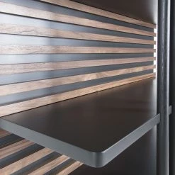 Norrwood Étagère Kipra - Noyer contreplaqué - Graphite -Meubles de salle à manger Soldes Magasin 1000150218 181214 16440300043 GALLERYIMAGES P000000001000150218