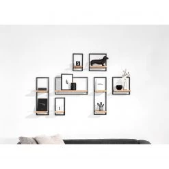 Red Living Étagère Mello IV - Acacia massif - Acacia naturel / Noir 10 Red Living Étagère Mello IV - Acacia massif - Acacia naturel / Noir -Meubles de salle à manger Soldes Magasin 1000150345 200302 15283300007 MOOD DETAILS P000000001000150345 mood