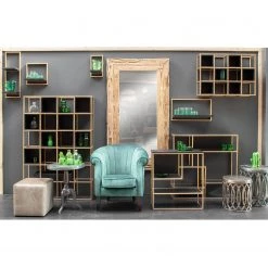 Jack & Alice Étagère Harbin IV - Acacia massif - Acacia noir / Doré - Largeur : 20 cm 6 Jack & Alice Étagère Harbin IV - Acacia massif - Acacia noir / Doré - Largeur : 20 cm -Meubles de salle à manger Soldes Magasin 1000150346 190115 12100100003 GALLERYIMAGES P000000001000150346