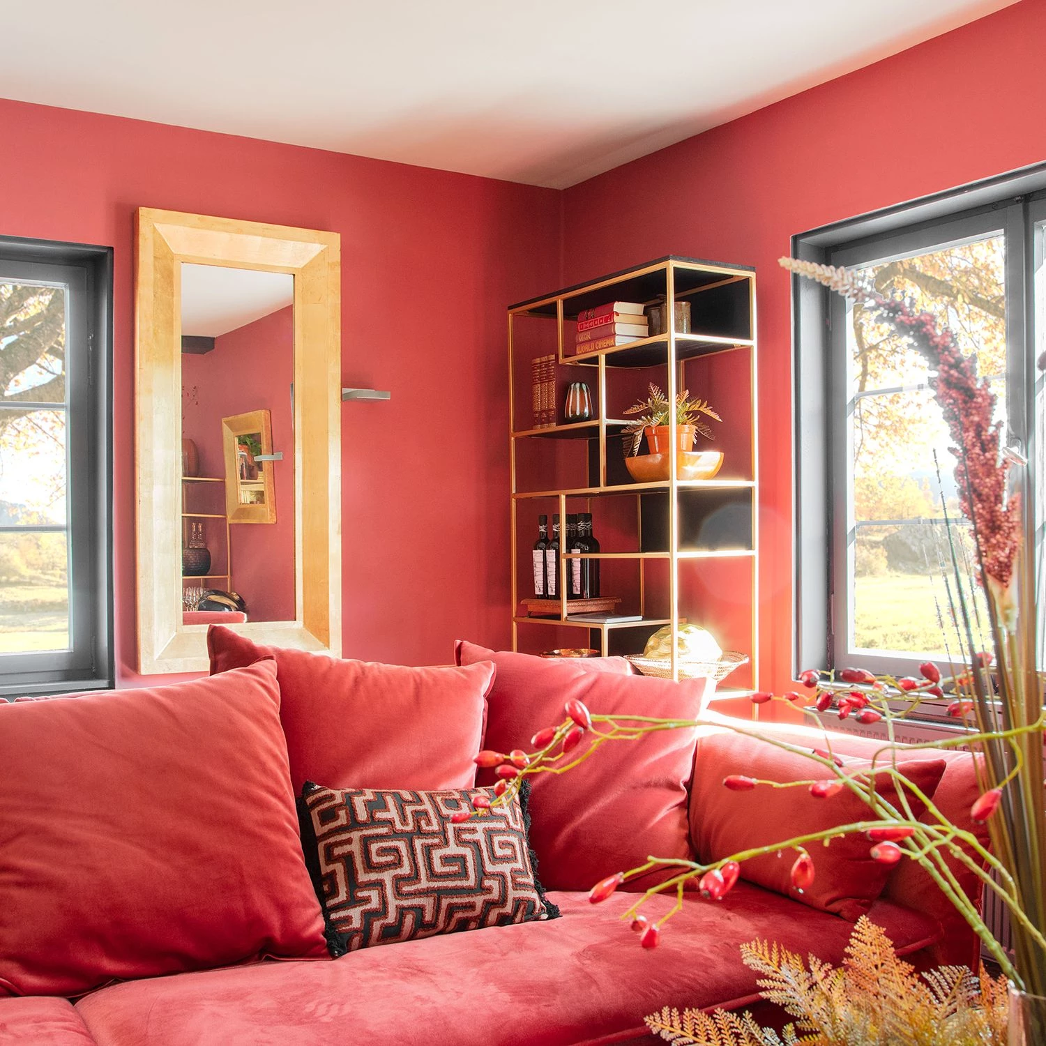 Jack & Alice Étagère Harbin - Acacia massif - Acacia noir / Doré 2 Jack & Alice Étagère Harbin - Acacia massif - Acacia noir / Doré – Image 2