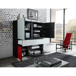 Germania Buffet Ideeus - Noir / Multicolore 13 Germania Buffet Ideeus - Noir / Multicolore -Meubles de salle à manger Soldes Magasin 1000150554 181213 15491600020 MOOD GALLERYIMAGES P000000001000150554 mood