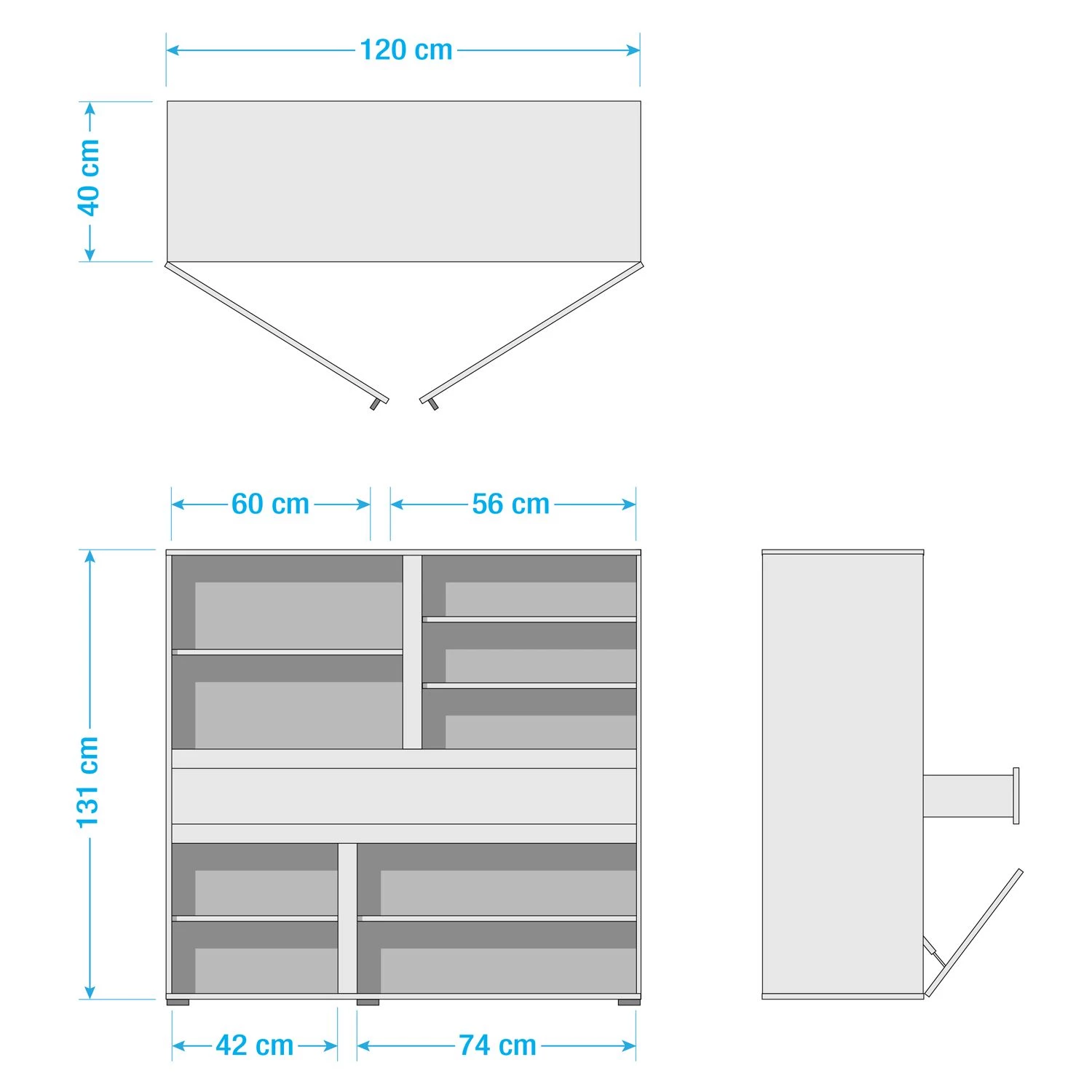 Germania Buffet Ideeus - Noir / Multicolore 11 Germania Buffet Ideeus - Noir / Multicolore – Image 11