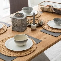 Mørteens Table Finsby II - Chêne massif -Meubles de salle à manger Soldes Magasin 1000150704 191007 16130700010 DETAILS P000000001000150704