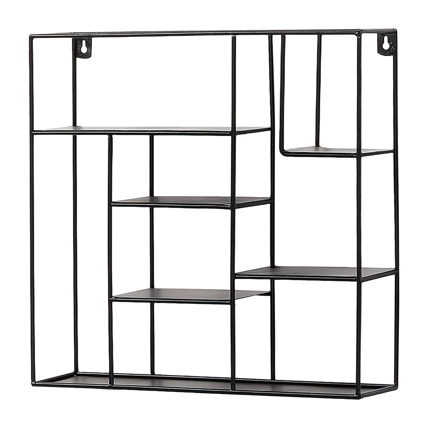 Norrwood Étagère murale Mirwart I - Acier - Noir 1 Norrwood Étagère murale Mirwart I - Acier - Noir