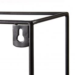 Norrwood Étagère murale Mirwart I - Acier - Noir 6 Norrwood Étagère murale Mirwart I - Acier - Noir -Meubles de salle à manger Soldes Magasin 1000152415 190110 15035200018 GALLERYIMAGES P000000001000152415