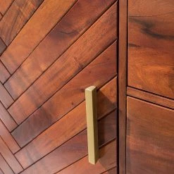 Jack & Alice Buffet Loga - Acacia massif / Fer - Acacia brun -Meubles de salle à manger Soldes Magasin 1000153425 190925 06220300017 DETAILS P000000001000153425