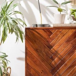 Jack & Alice Buffet Loga - Acacia massif / Fer - Acacia brun -Meubles de salle à manger Soldes Magasin 1000153425 190925 06220300018 DETAILS P000000001000153425