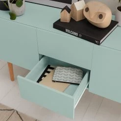 Mørteens Buffet Lindholm III - Partiellement en chêne massif - Vert menthe -Meubles de salle à manger Soldes Magasin 1000153434 200217 15312600076 DETAILS P000000001000153434