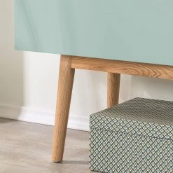 Mørteens Buffet Lindholm III - Partiellement en chêne massif - Vert menthe -Meubles de salle à manger Soldes Magasin 1000153434 200217 15312700079 DETAILS P000000001000153434