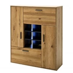 Naturoo Buffet haut Kiah II - Chêne à nœuds massif -Meubles de salle à manger Soldes Magasin 1000160255 200811 14170601861 DETAILS P000000001000160255