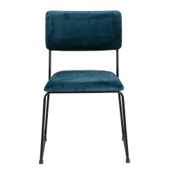 Ars manufacti Chaises Paulista (lot de 2) - Velours/ Métal - Bleu pétrole 12 Ars manufacti Chaises Paulista (lot de 2) - Velours/ Métal - Bleu pétrole -Meubles de salle à manger Soldes Magasin 1000163209 190315 15250300158 GALLERYIMAGES P000000001000163209