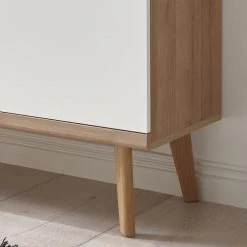 Norrwood Buffet Gyland - Blanc matt / Imitation chêne Riviera 17 Norrwood Buffet Gyland - Blanc matt / Imitation chêne Riviera -Meubles de salle à manger Soldes Magasin 1000163991 190307 08392100027 GALLERYIMAGES P000000001000163991