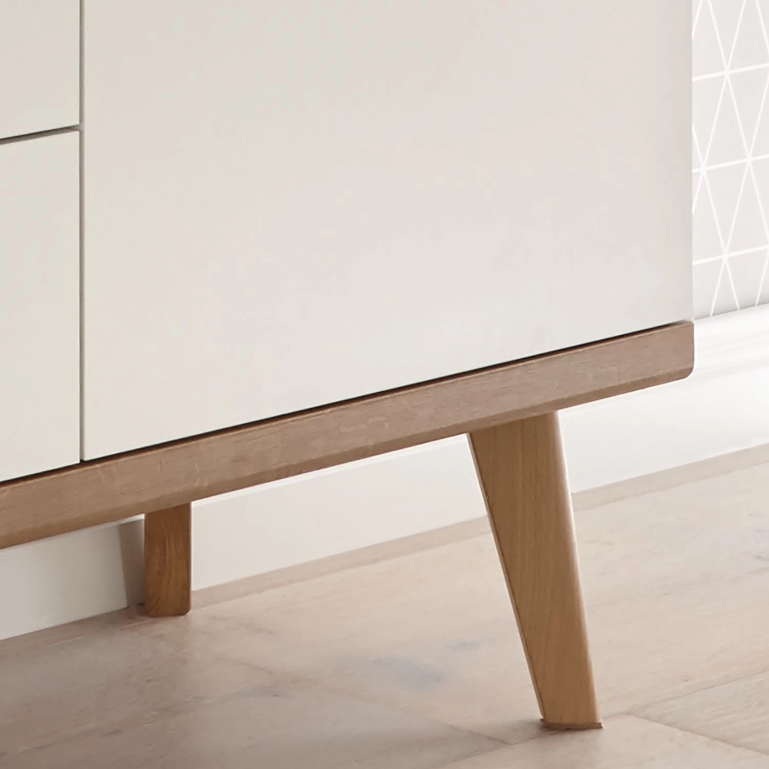 Norrwood Enfilade Gyland - Blanc matt / Imitation chêne Riviera 9 Norrwood Enfilade Gyland - Blanc matt / Imitation chêne Riviera – Image 9