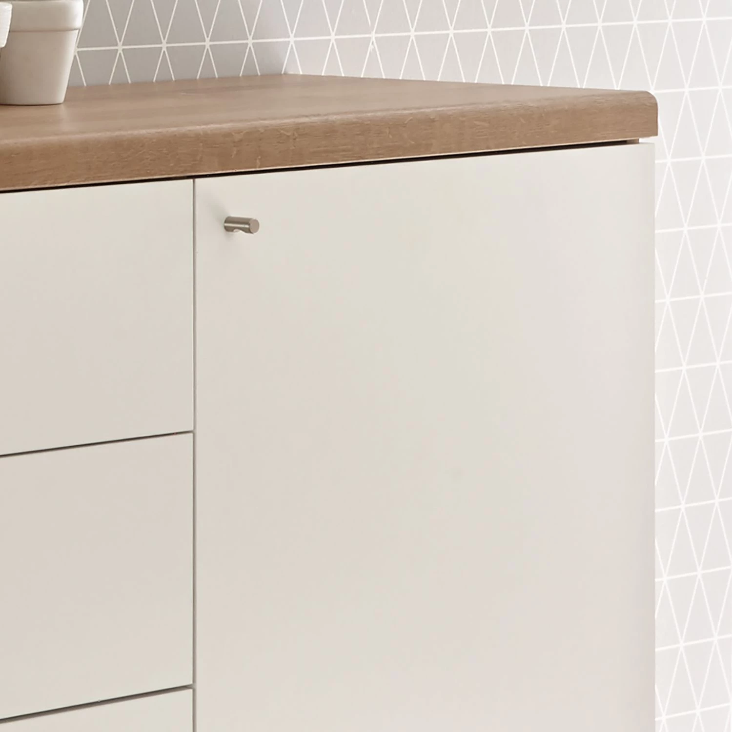 Norrwood Enfilade Gyland - Blanc matt / Imitation chêne Riviera 10 Norrwood Enfilade Gyland - Blanc matt / Imitation chêne Riviera – Image 10