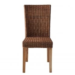 Wolf-Möbel Chaises Bali II (lot de 2) - Rotin / Bois de suar massif - Marron / Suar -Meubles de salle à manger Soldes Magasin 1000164657 190822 11012900008 DETAILS P000000001000164657