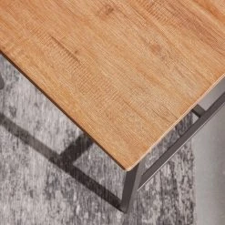 Ars manufacti Chaises Manchester II (lot de 2) - Acacia massif / Métal - Acacia / Noir -Meubles de salle à manger Soldes Magasin 1000164684 191111 08414100003 DETAILS P000000001000164684