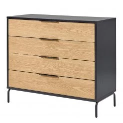Norrwood Commode Ceduna - Chêne / Noir mat
