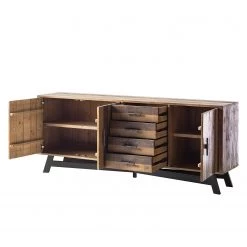 Ars manufacti Buffet Tamati II - Pin massif / Fer - Pin / Noir -Meubles de salle à manger Soldes Magasin 1000166787 191011 15391700010 DETAILS P000000001000166787
