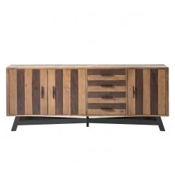 Ars manufacti Buffet Tamati II - Pin massif / Fer - Pin / Noir -Meubles de salle à manger Soldes Magasin 1000166787 191011 15391700011 DETAILS P000000001000166787