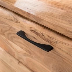 Ars Natura Buffet Vardo - Acacia massif / Métal - Acacia / Noir -Meubles de salle à manger Soldes Magasin 1000166791 191030 08503100009 DETAILS P000000001000166791