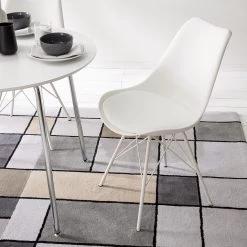 Fredriks Chaises Bonito - Blanc - Lot de 2 17 Fredriks Chaises Bonito - Blanc - Lot de 2 -Meubles de salle à manger Soldes Magasin 1000167292 200211 15503000013 DETAILS P000000001000167292