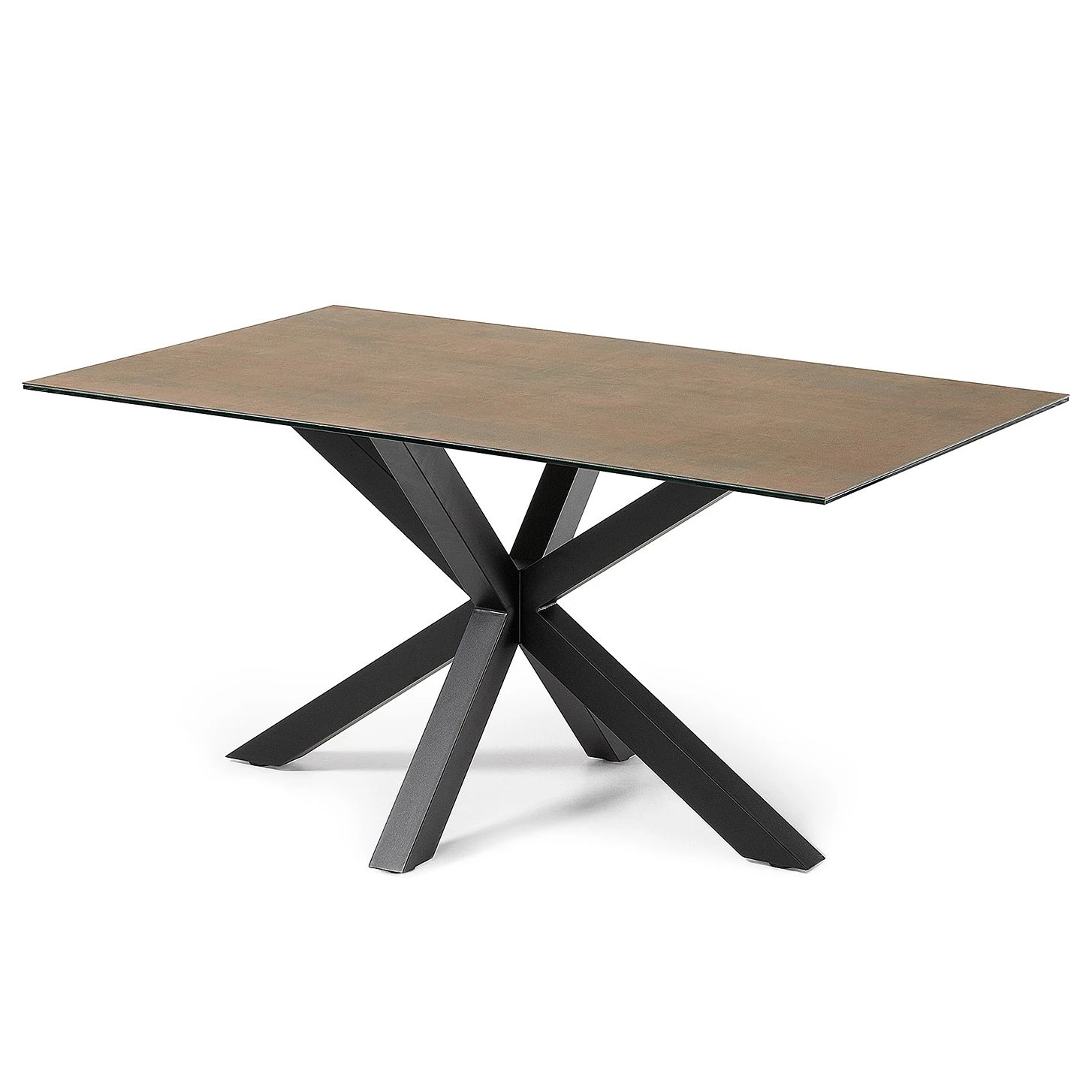 Mørteens Table Akolele II - Marron rouille - Largeur : 160 cm 1 Mørteens Table Akolele II - Marron rouille - Largeur : 160 cm