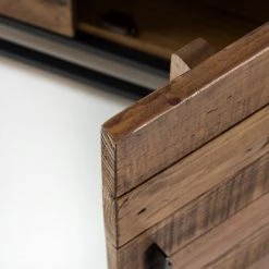 Ars manufacti Buffet Grasby II - Pin recyclé / Métal - Pin foncé / Noir -Meubles de salle à manger Soldes Magasin 1000168548 191126 17373400016 DETAILS P000000001000168548