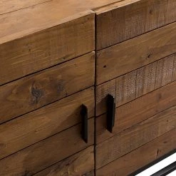 Ars manufacti Buffet Grasby II - Pin recyclé / Métal - Pin foncé / Noir -Meubles de salle à manger Soldes Magasin 1000168548 191126 17373500022 DETAILS P000000001000168548